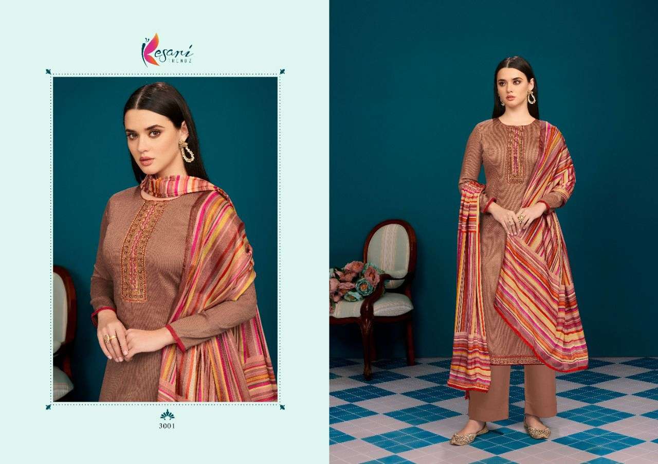 KESARI TRENDZ ZENIA Heavy Jam Cottan With Heavy Embroidery  Salwar Kameez Wholesale catalog