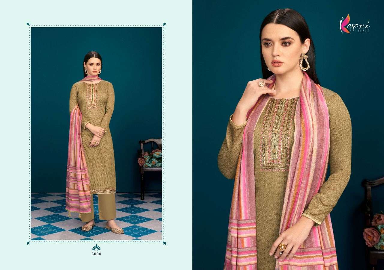 KESARI TRENDZ ZENIA Heavy Jam Cottan With Heavy Embroidery  Salwar Kameez Wholesale catalog