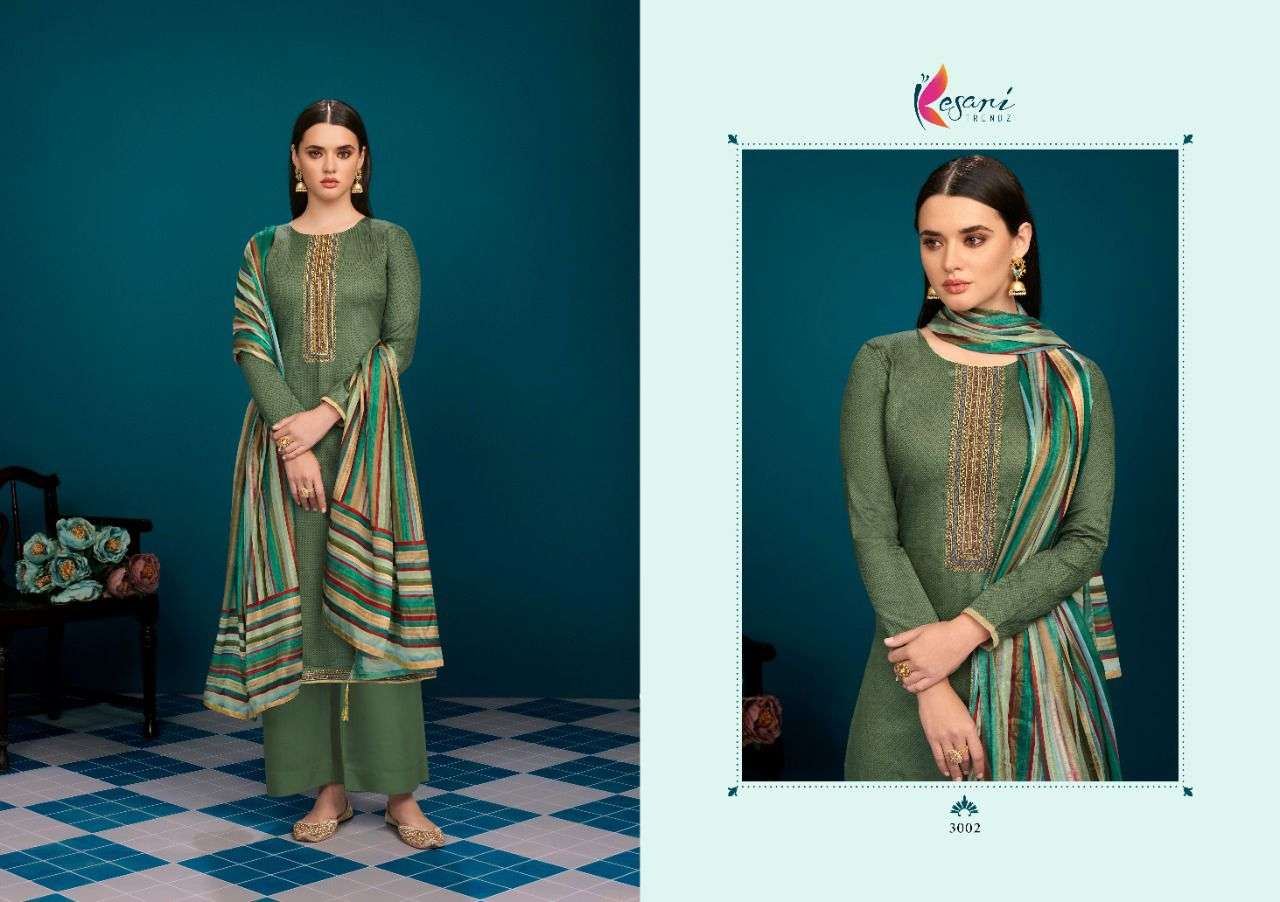 KESARI TRENDZ ZENIA Heavy Jam Cottan With Heavy Embroidery  Salwar Kameez Wholesale catalog
