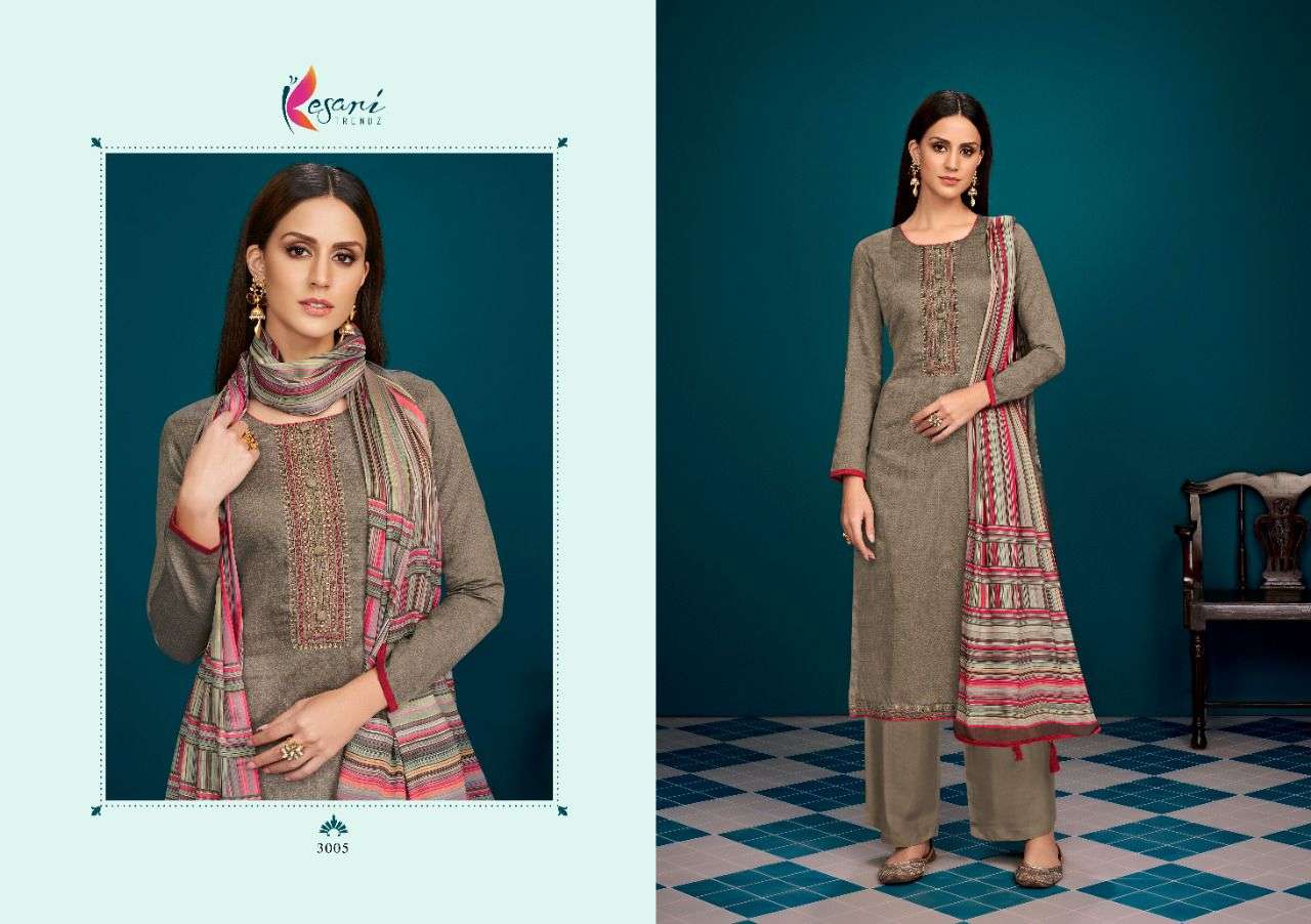 KESARI TRENDZ ZENIA Heavy Jam Cottan With Heavy Embroidery  Salwar Kameez Wholesale catalog