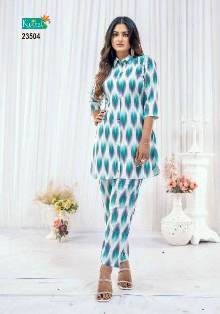KUSHAL ZARA Co-Ord Set Kurti Wholesale catalog