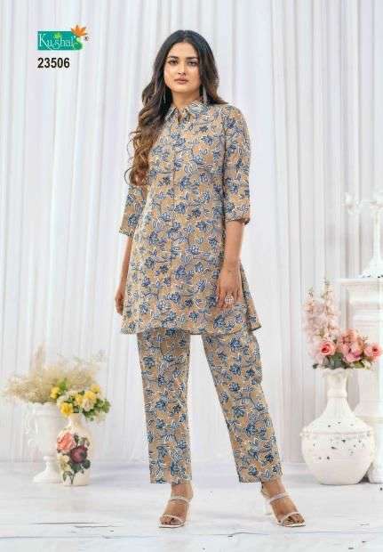KUSHAL ZARA Co-Ord Set Kurti Wholesale catalog