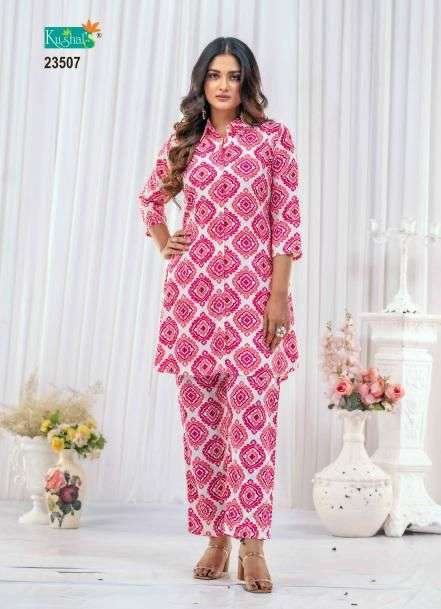 KUSHAL ZARA Co-Ord Set Kurti Wholesale catalog