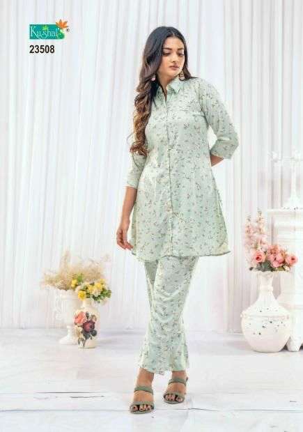 KUSHAL ZARA Co-Ord Set Kurti Wholesale catalog