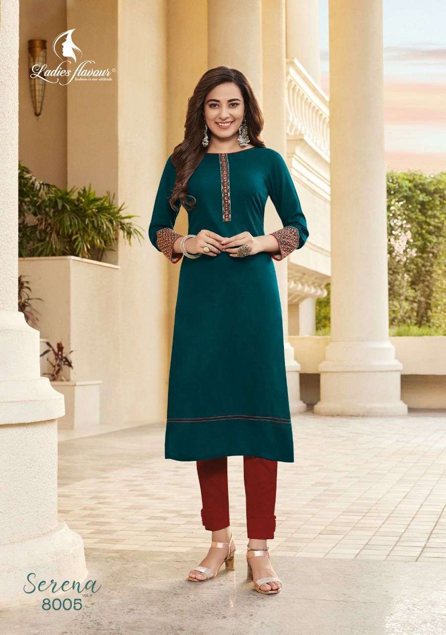 Ladies Flavour Serena vol-8 Kurti Wholesale catalog