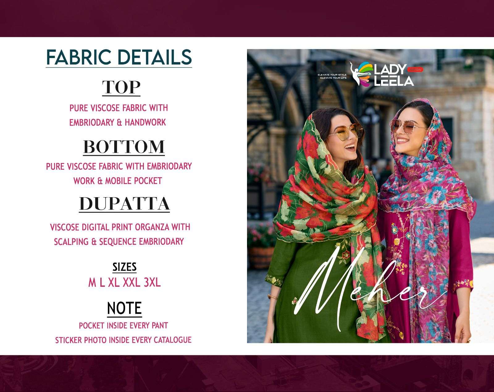 LADY LEELA MEHER Kurti Wholesale catalog