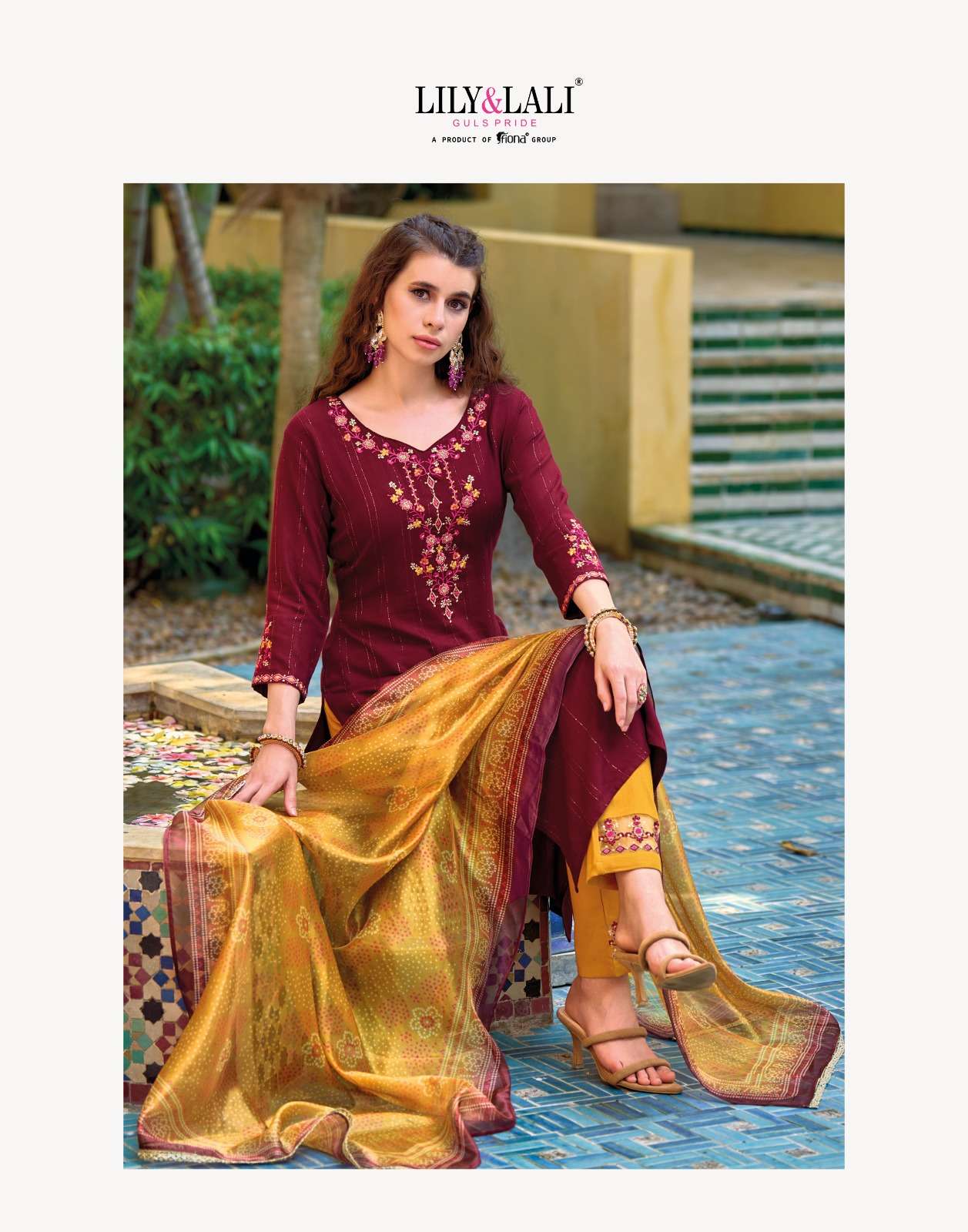 LILY & LALI BANDHEJ Kurti Wholesale catalog