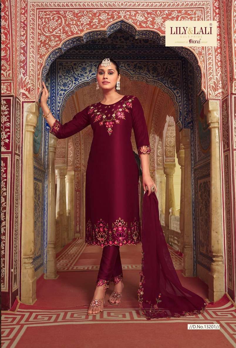 LILY & LALI MIRROR ELEGANCE Kurti Wholesale catalog