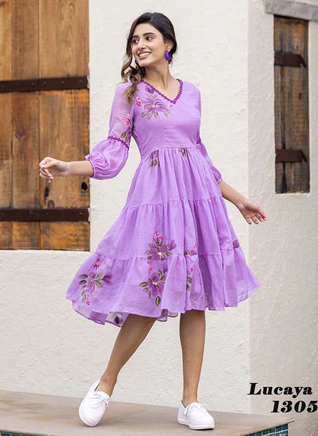 Lucaya Vol-13 printed lining short Kurti Wholesale catalog