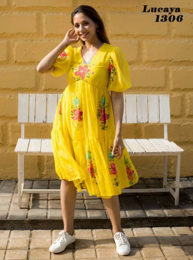 Lucaya Vol-13 printed lining short Kurti Wholesale catalog