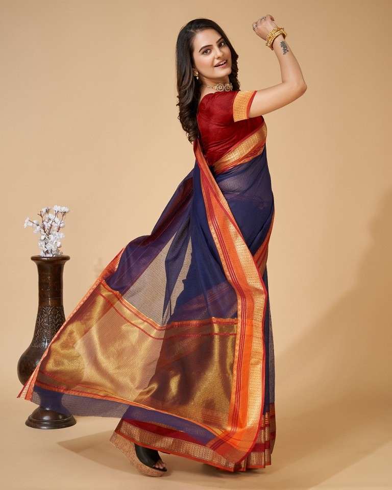 Maahi 116 Casual Wear Kota Doriya Cotton Saree Wholesale catalog
