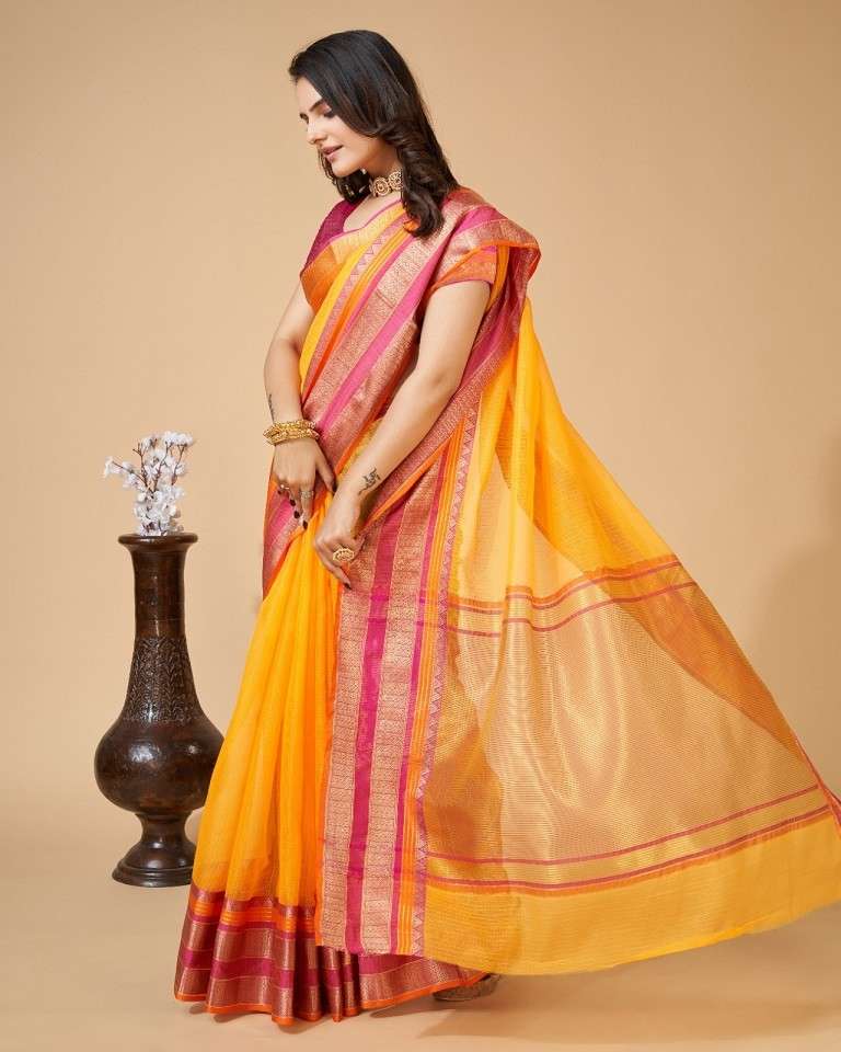 Maahi 116 Casual Wear Kota Doriya Cotton Saree Wholesale catalog