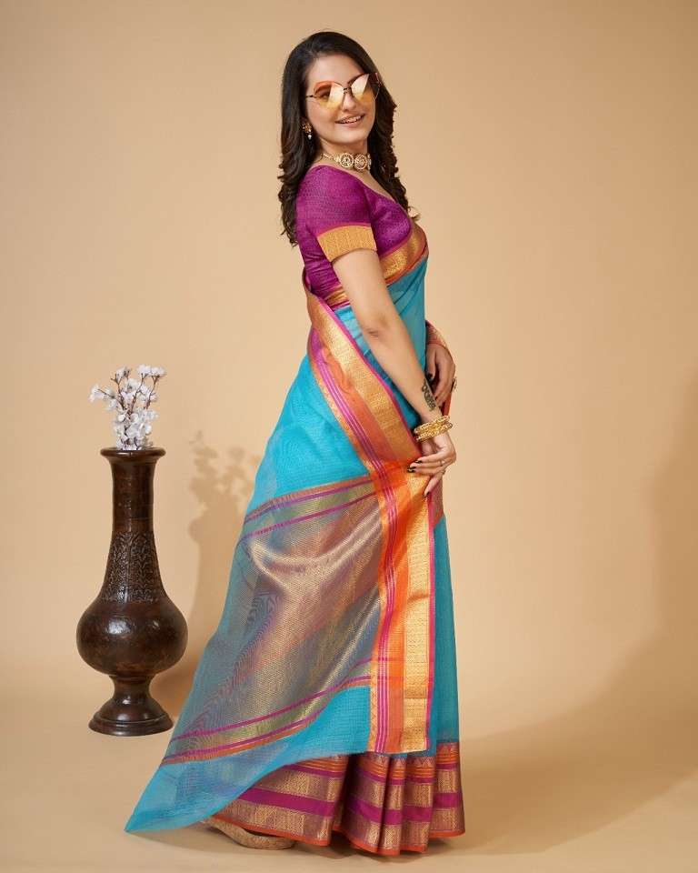 Maahi 116 Casual Wear Kota Doriya Cotton Saree Wholesale catalog