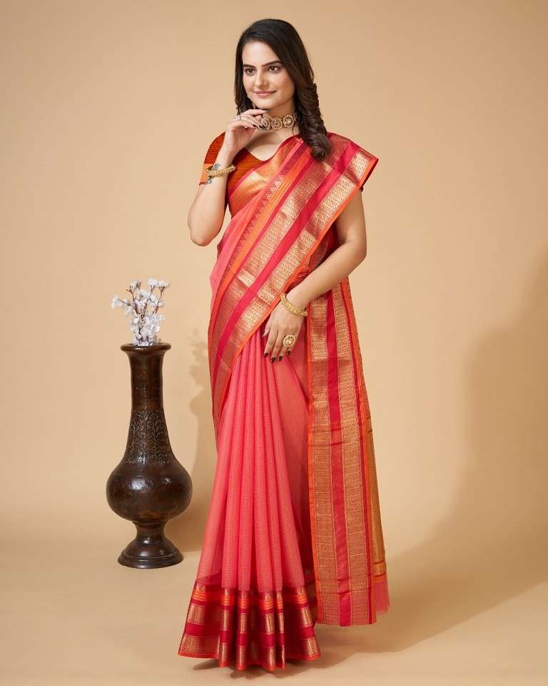 Maahi 116 Casual Wear Kota Doriya Cotton Saree Wholesale catalog