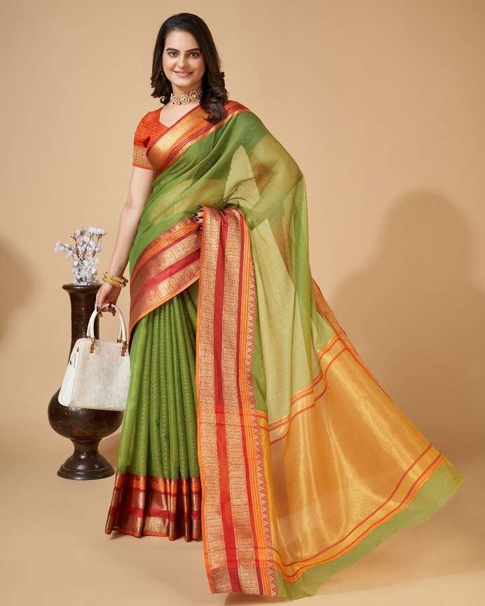 Maahi 116 Casual Wear Kota Doriya Cotton Saree Wholesale catalog