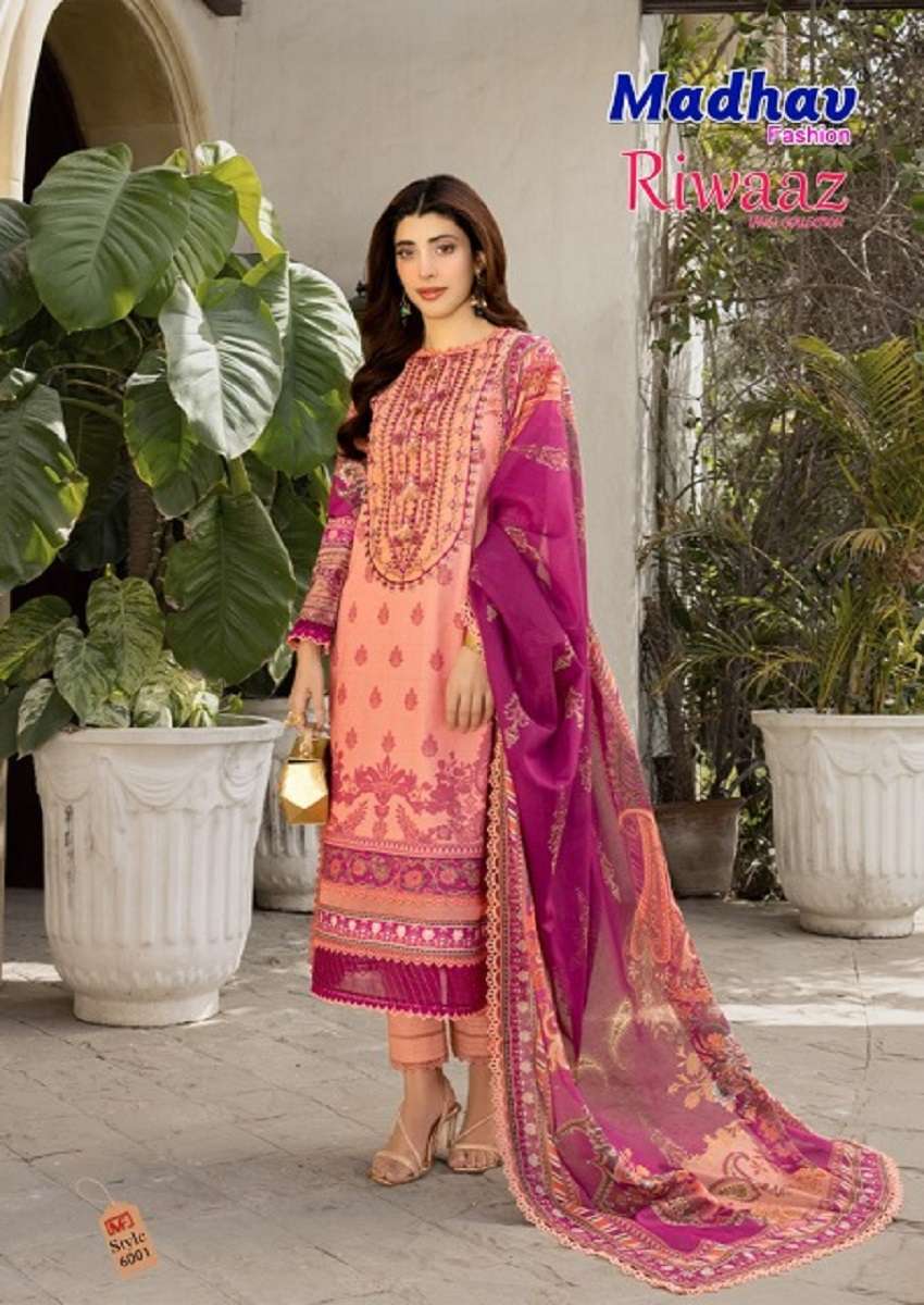 Madhav RIwaaz Vol-6 – Dress Material -  Wholesale Catalog