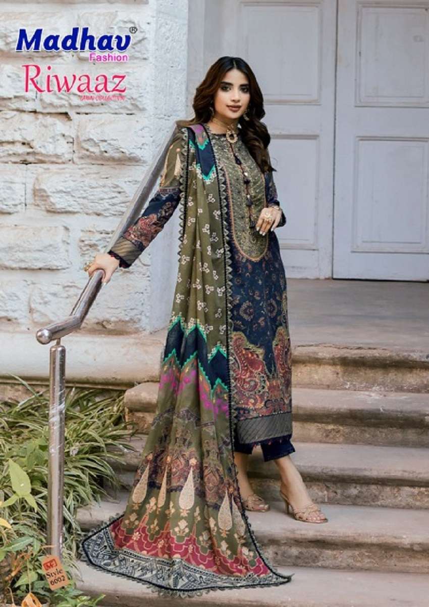 Madhav RIwaaz Vol-6 – Dress Material -  Wholesale Catalog