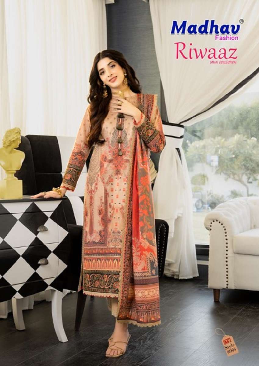 Madhav RIwaaz Vol-6 – Dress Material -  Wholesale Catalog