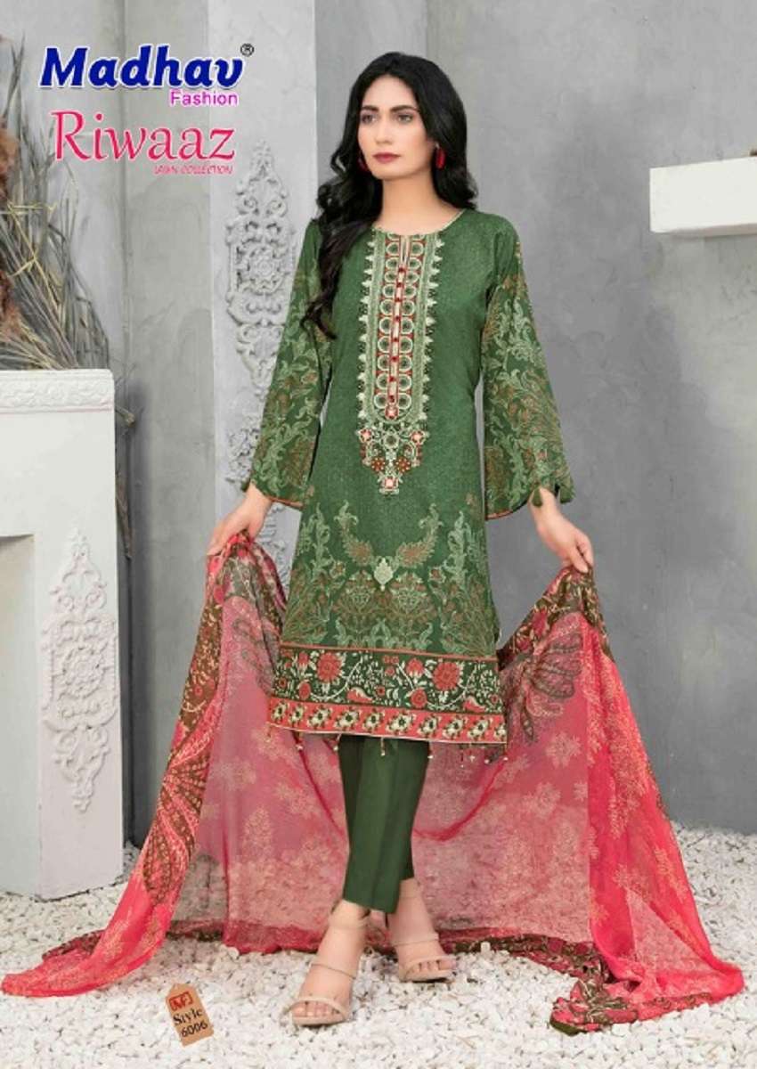 Madhav RIwaaz Vol-6 – Dress Material -  Wholesale Catalog