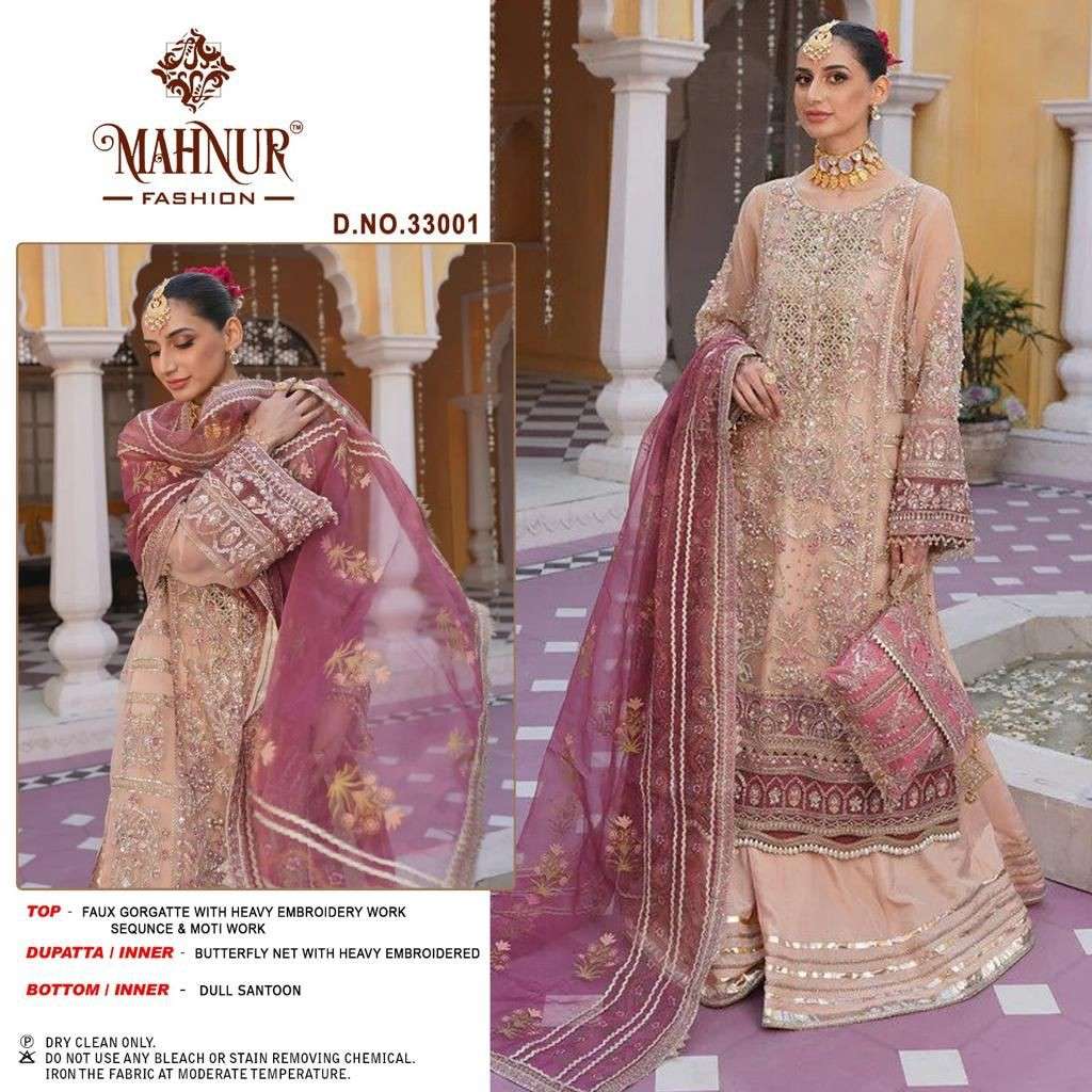Mahnur Vol 33 Beautiful Pakisatni Salwar Kameez Wholesale catalog