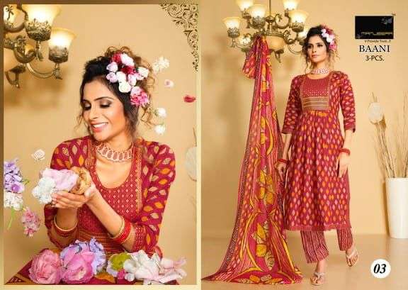 MANJEERA BAANI Naira CUT Kurti Wholesale catalog