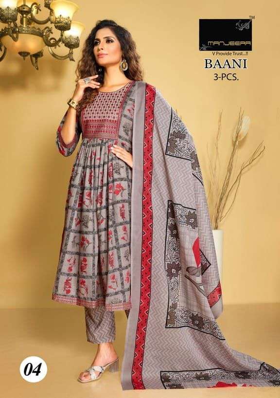 MANJEERA BAANI Naira CUT Kurti Wholesale catalog