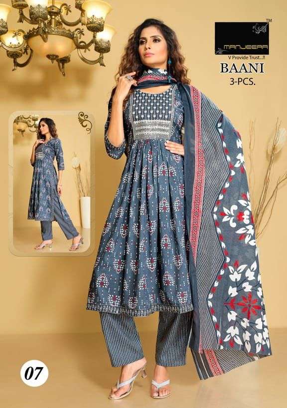 MANJEERA BAANI Naira CUT Kurti Wholesale catalog