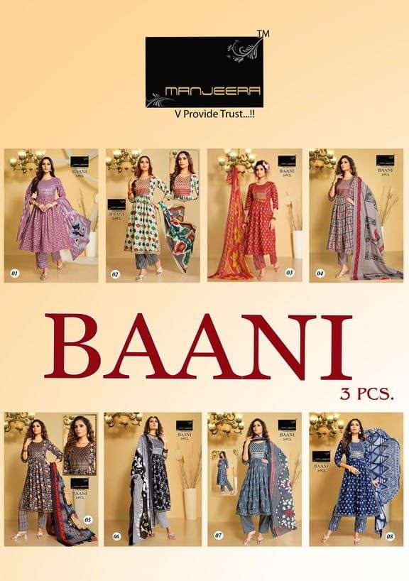 MANJEERA BAANI Naira CUT Kurti Wholesale catalog