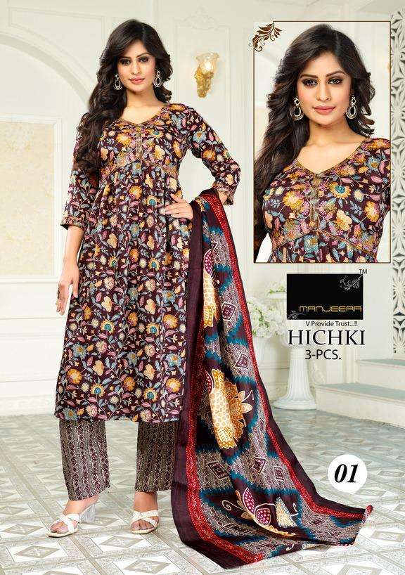 MANJEERA HITCHKI Aaliya Cut  Kurti Wholesale catalog