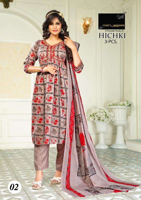 MANJEERA HITCHKI Aaliya Cut  Kurti Wholesale catalog