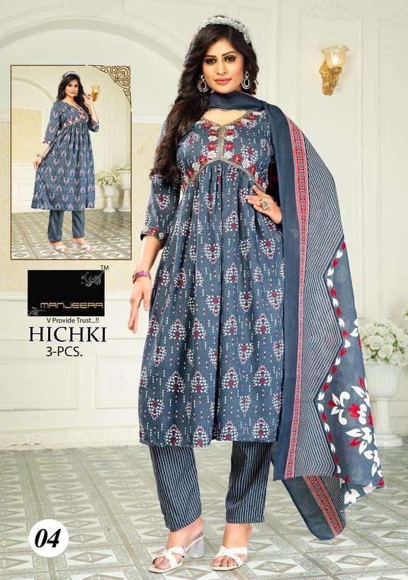 MANJEERA HITCHKI Aaliya Cut  Kurti Wholesale catalog