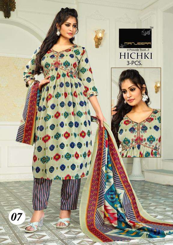 MANJEERA HITCHKI Aaliya Cut  Kurti Wholesale catalog