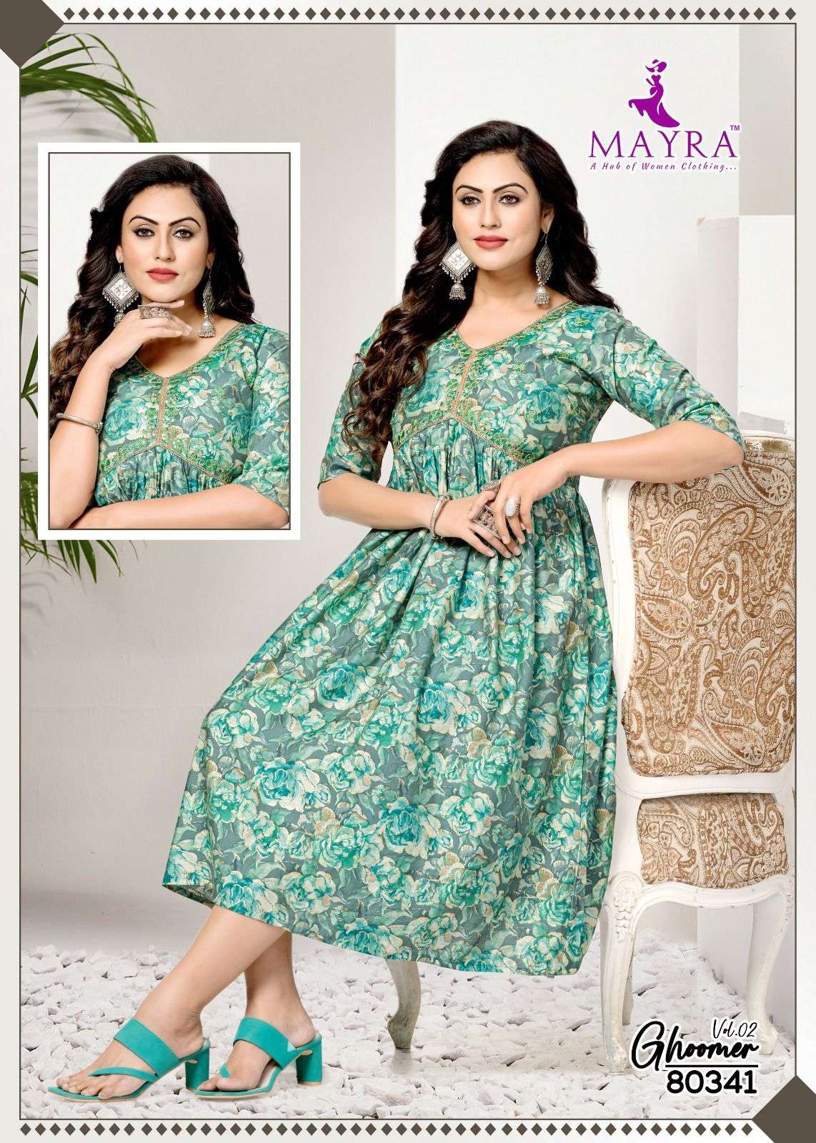 MAYRA GHOOMER vol-2 Kurti Wholesale catalog