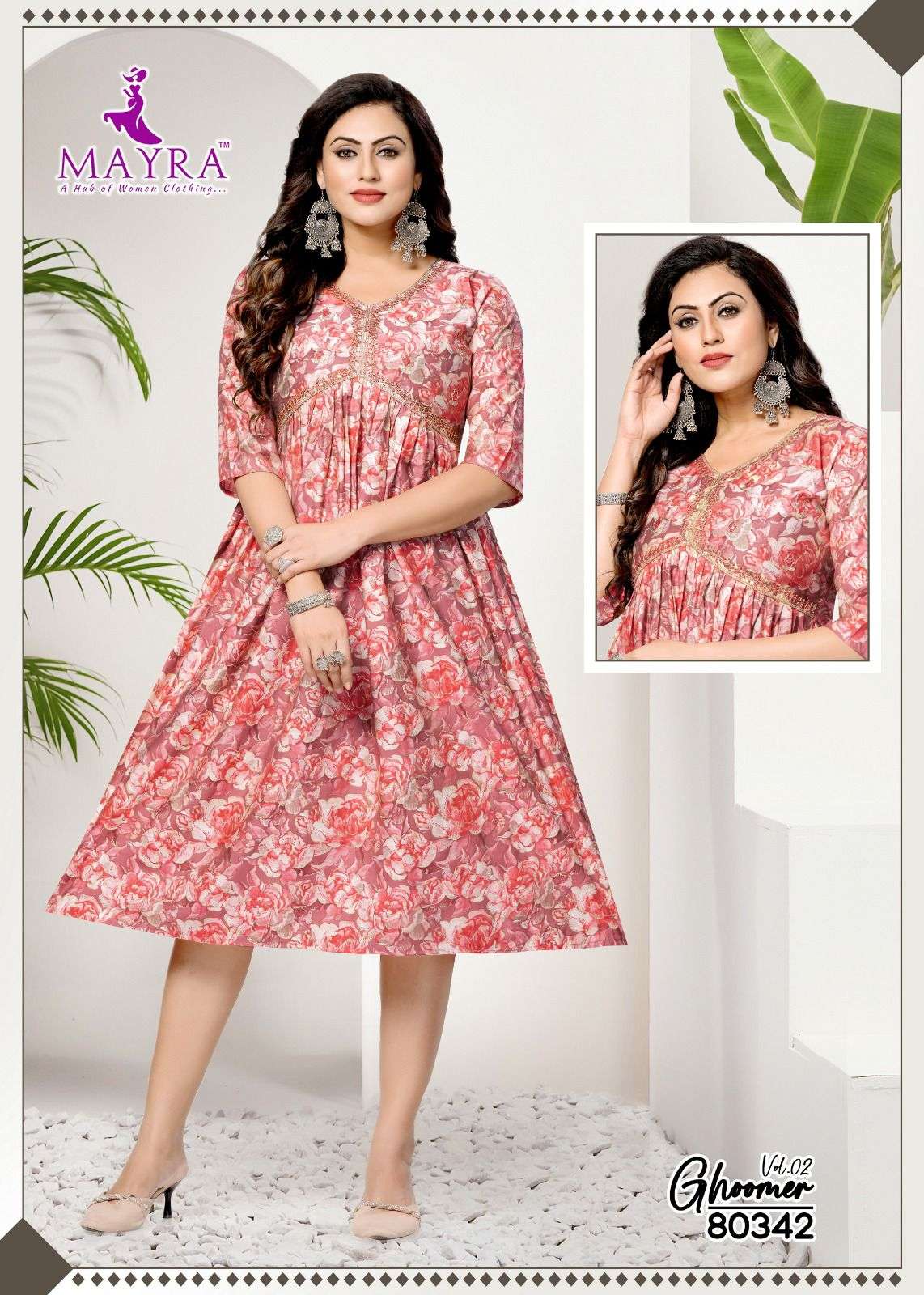 MAYRA GHOOMER vol-2 Kurti Wholesale catalog
