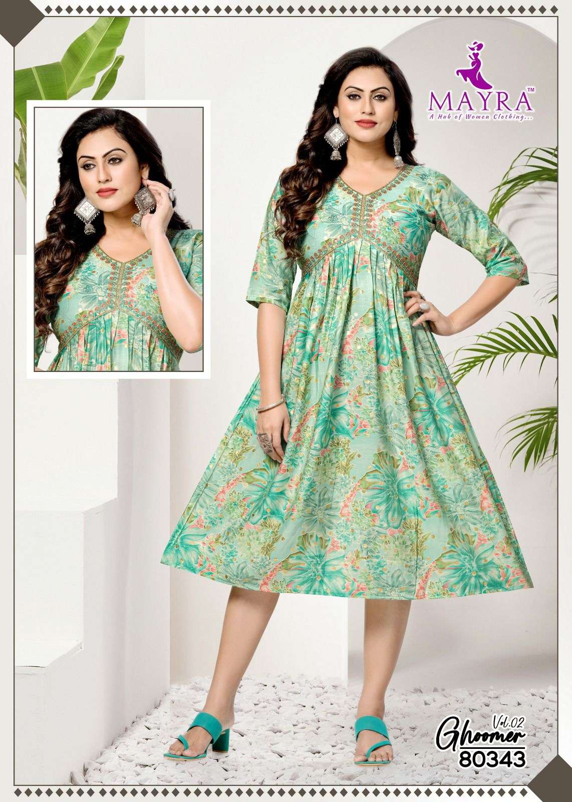 MAYRA GHOOMER vol-2 Kurti Wholesale catalog