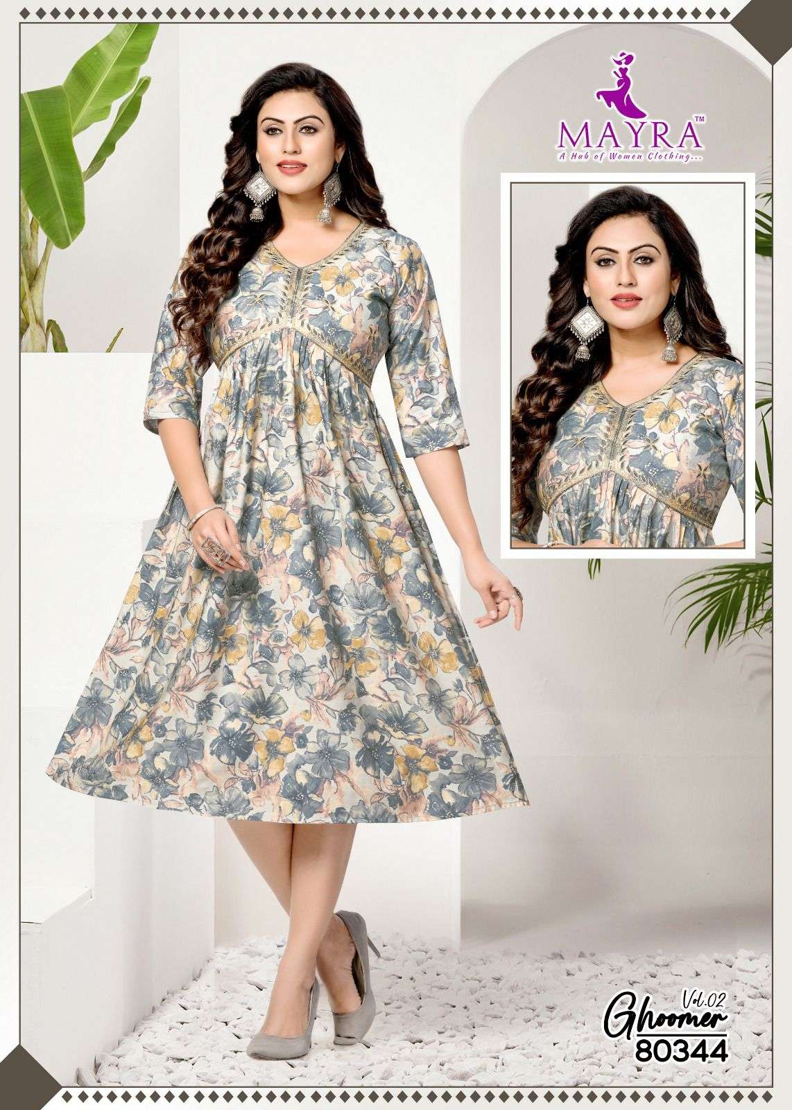 MAYRA GHOOMER vol-2 Kurti Wholesale catalog