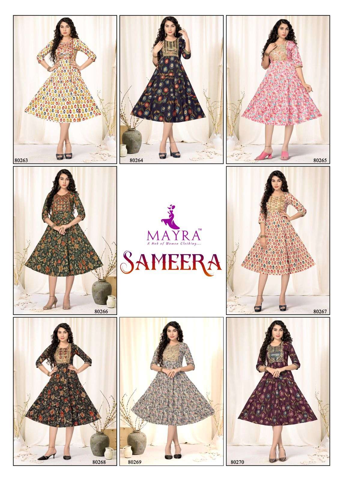 MAYRA SAMEERA Kurti Wholesale catalog