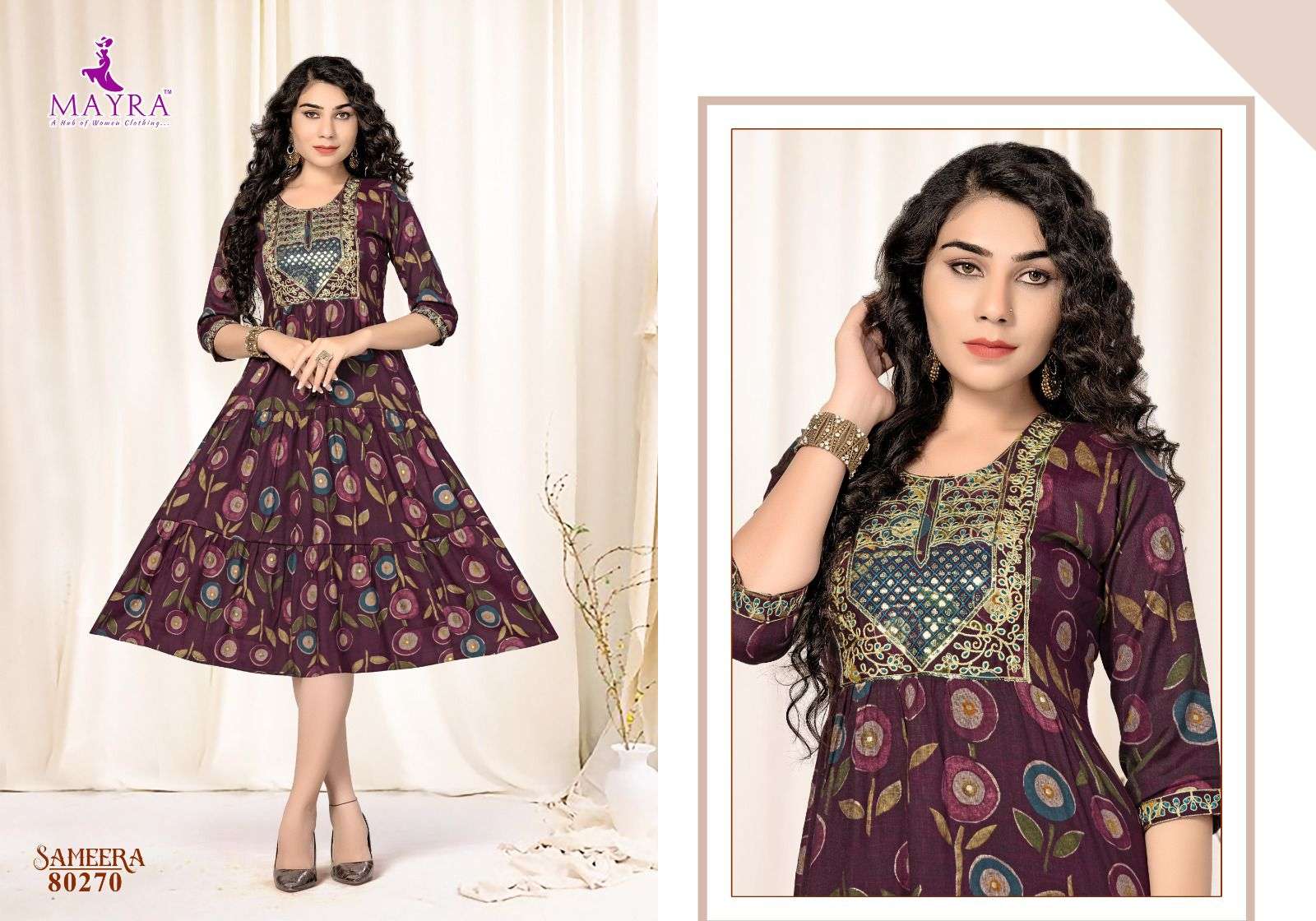 MAYRA SAMEERA Kurti Wholesale catalog