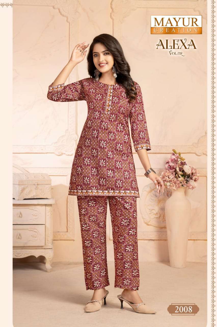 Mayur Alexa Vol-2 – Co-Ord Sets - Wholesale Catalog