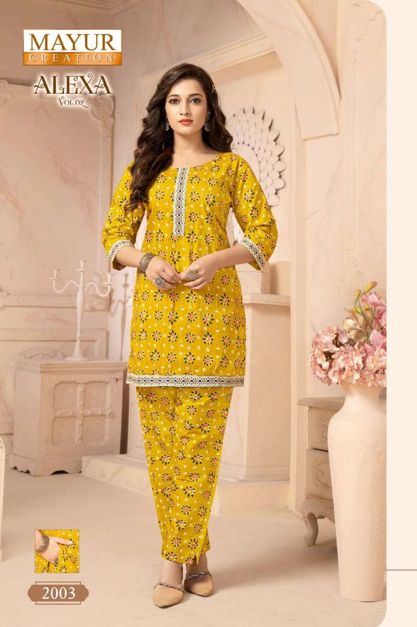 Mayur Alexa Vol-2 – Co-Ord Sets - Wholesale Catalog