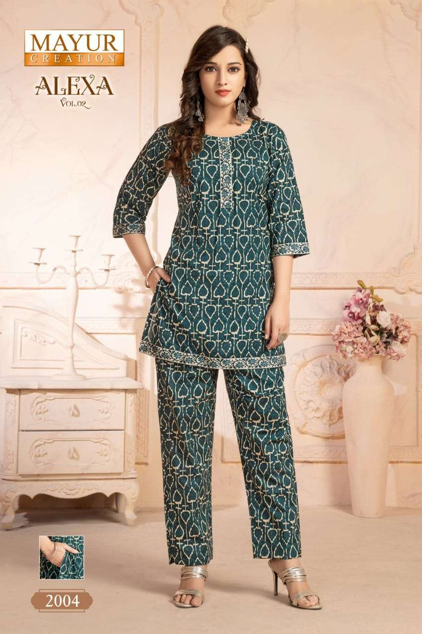 Mayur Alexa Vol-2 – Co-Ord Sets - Wholesale Catalog
