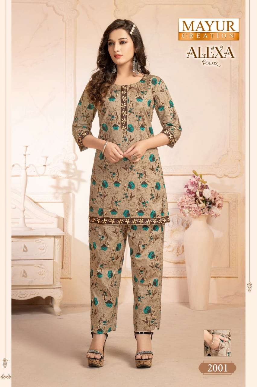 Mayur Alexa Vol-2 – Co-Ord Sets - Wholesale Catalog