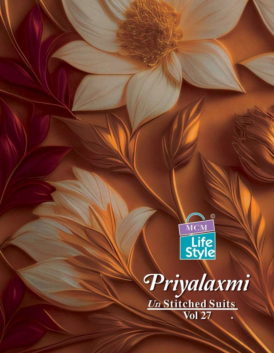 MCM Priyalaxmi Vol-27 – Dress Material - Wholesale Catalog