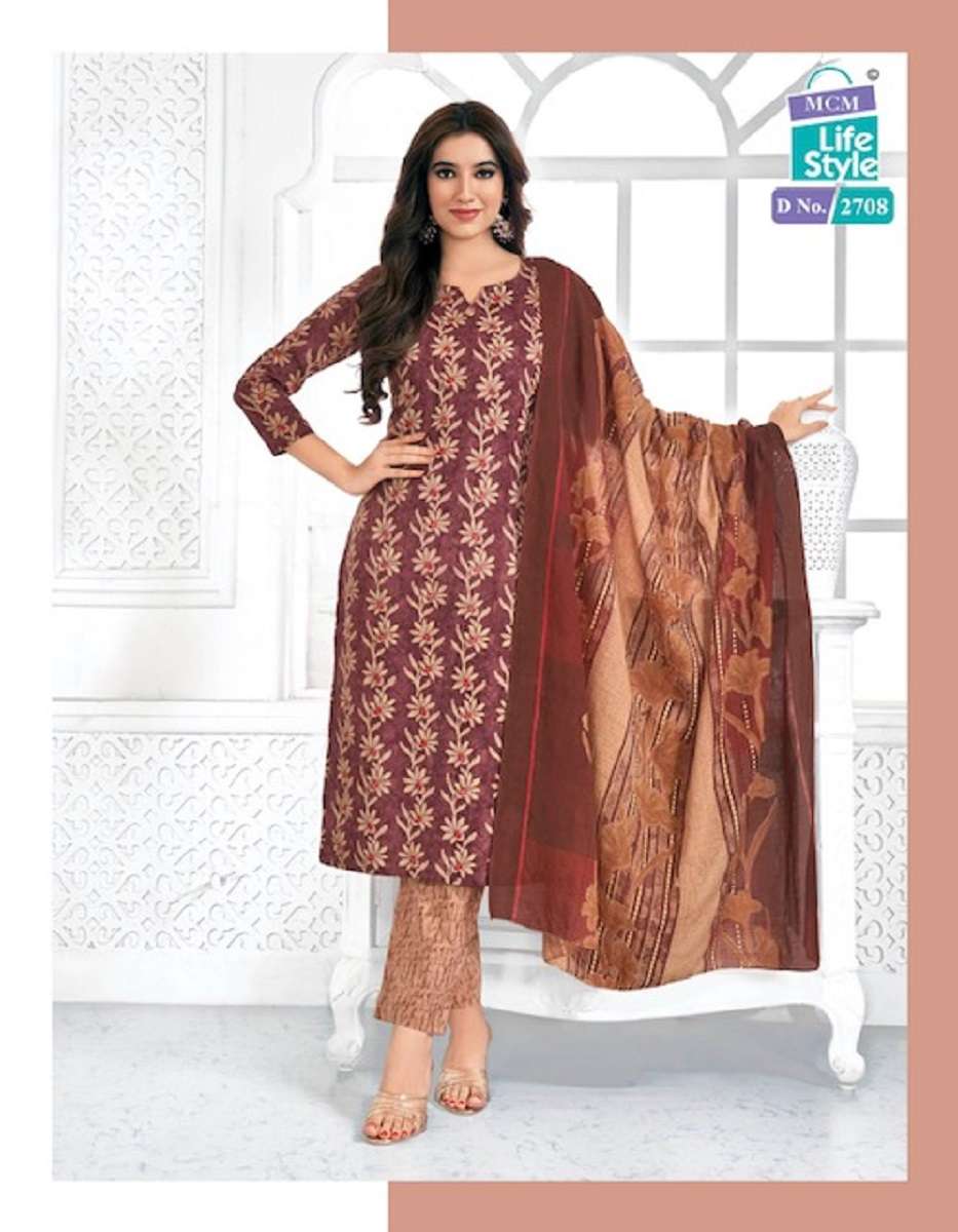 MCM Priyalaxmi Vol-27 – Dress Material - Wholesale Catalog