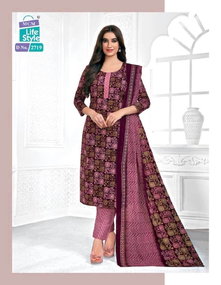 MCM Priyalaxmi Vol-27 – Dress Material - Wholesale Catalog