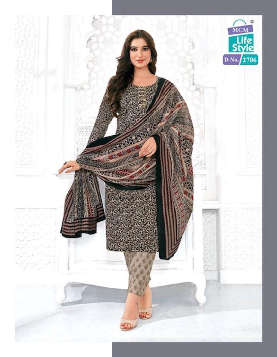 MCM Priyalaxmi Vol-27 – Dress Material - Wholesale Catalog