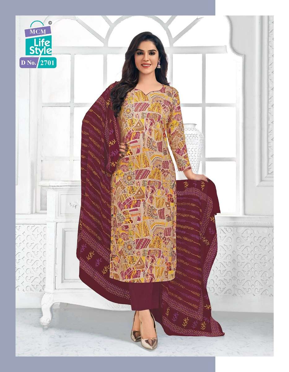 MCM Priyalaxmi Vol-27 – Kurti Pant With Dupatta - Wholesale Catalog