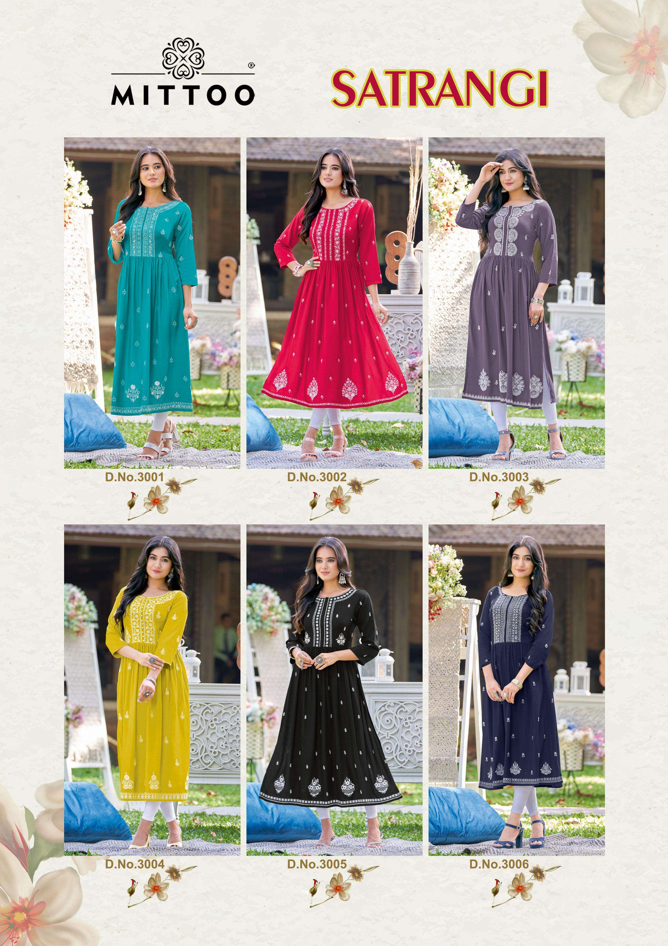 MITTOO SATRANGI Kurti Wholesale catalog
