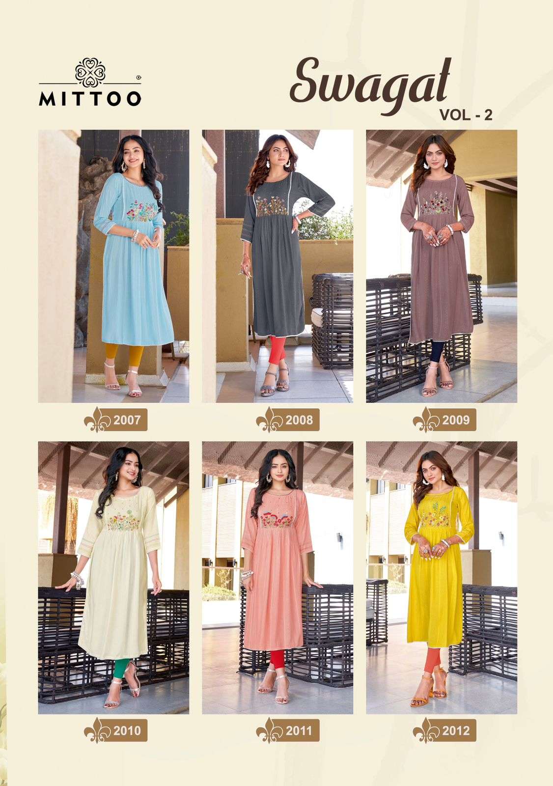 MITTOO SWAGAT VOL 2 Kurti Wholesale catalog