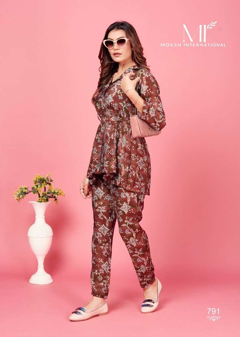 Moksh International Co-ord Queen Co-ord set Kurti Wholesale catalog
